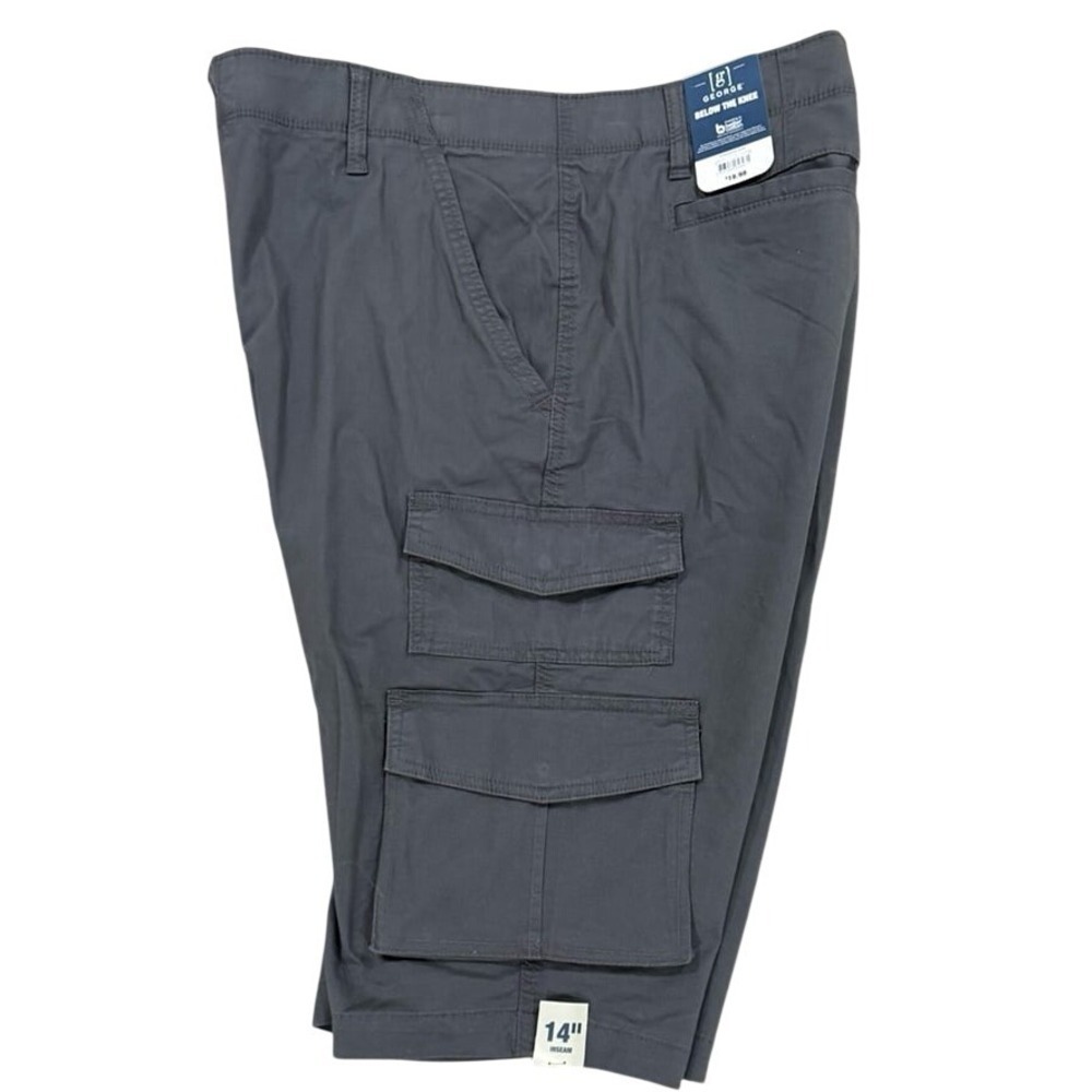 George Cargo‎ Shorts Below Knee Charcoal Gray Size 40 - Picture 4 of 8